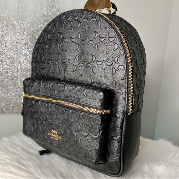 Coach Bags Coach Signature Leather Md Charlie Backpack Poshmark